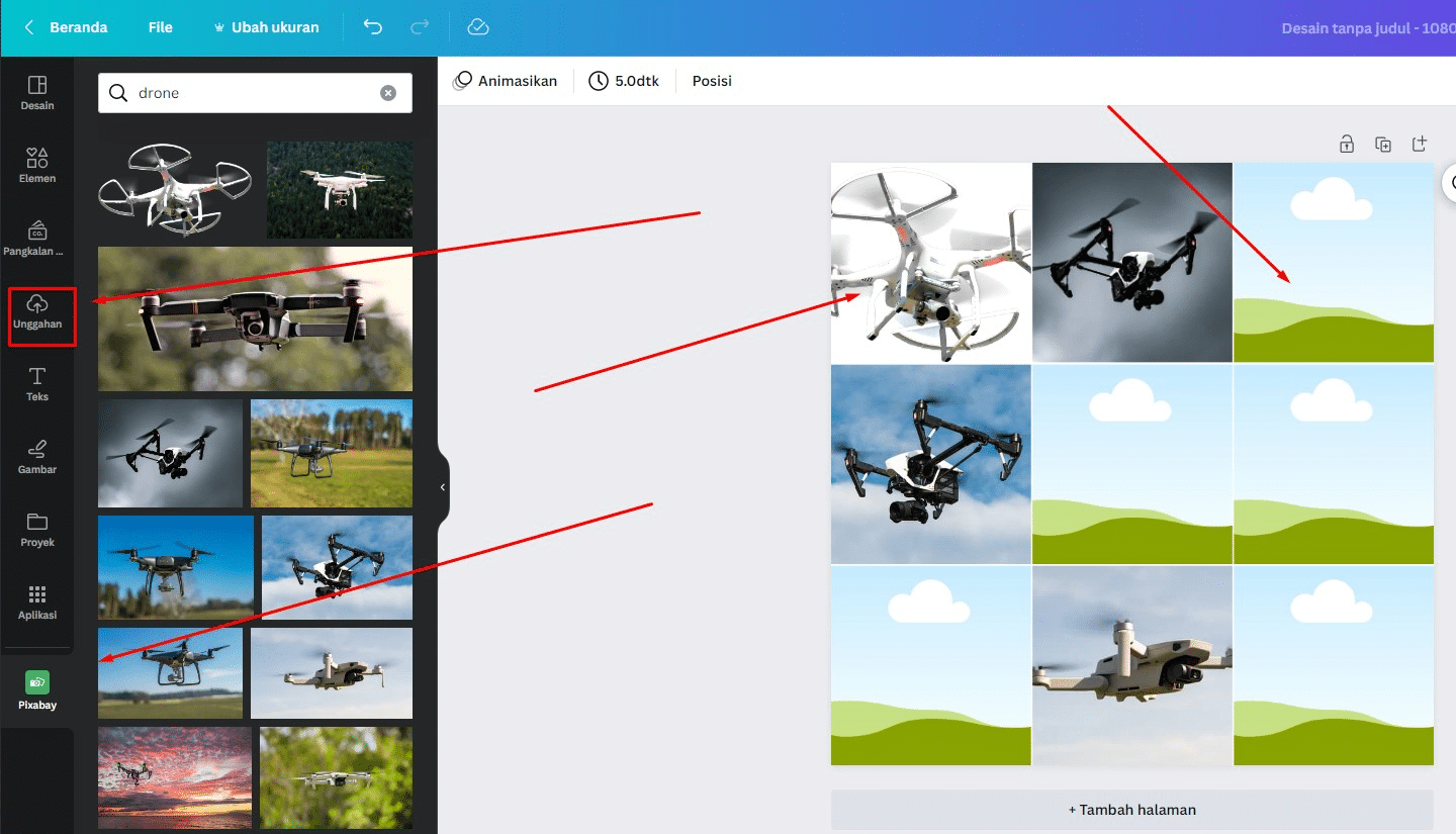 Cara Membuat Feed Instagram Nyambung Dengan Canva
